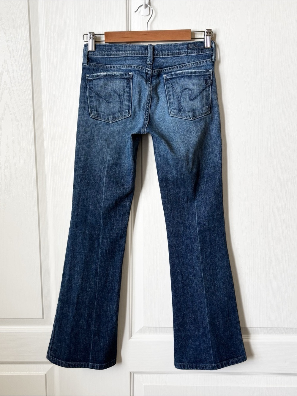 Citizens Of Humanity Ingrid 002 Stretch Low Waist Flair/Flare Jeans Y2K Size 25 - Picture 4 of 14
